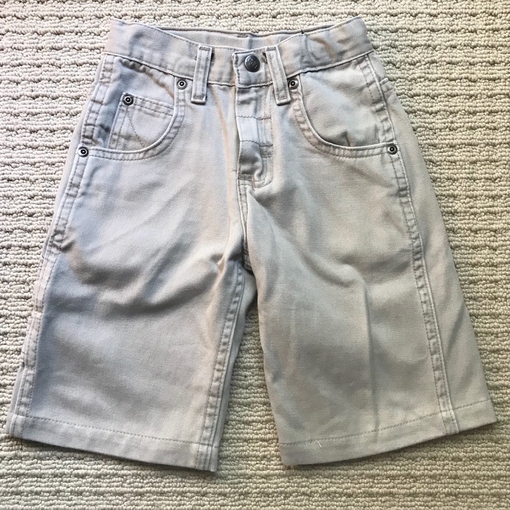 Boys Beige Khaki Genuine Lee Carpenter Shorts